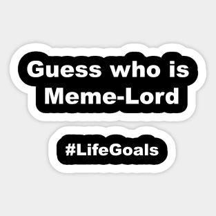 MemeLord Sticker